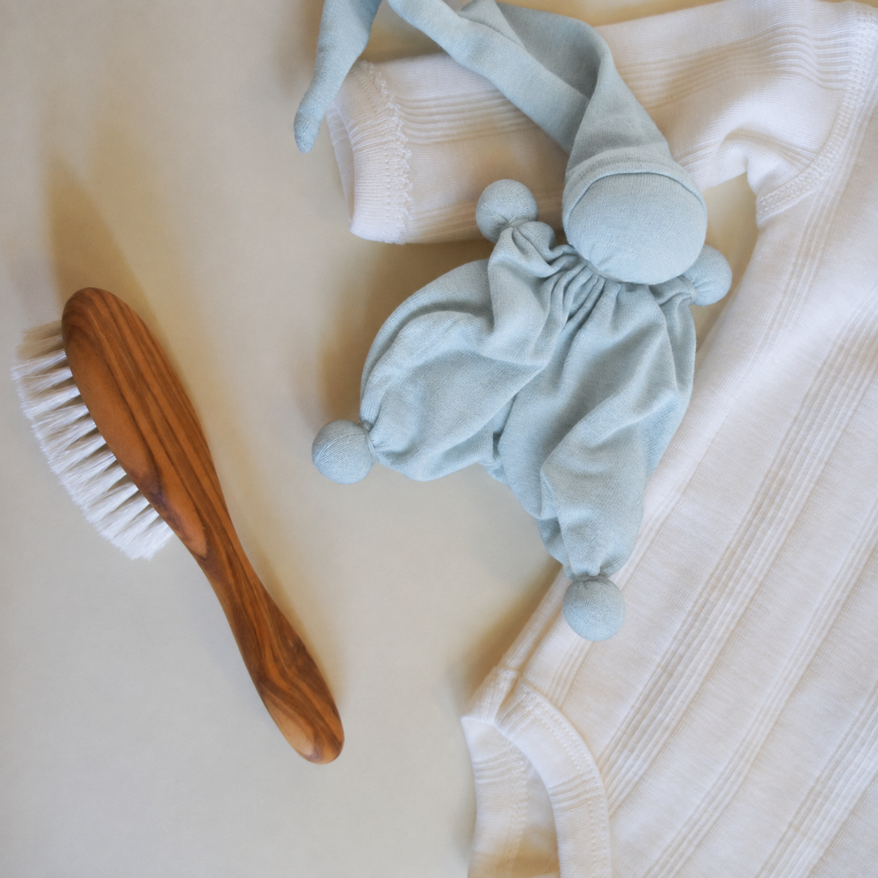 Duimpopje - 100% Cotton - Handmade - Light Blue