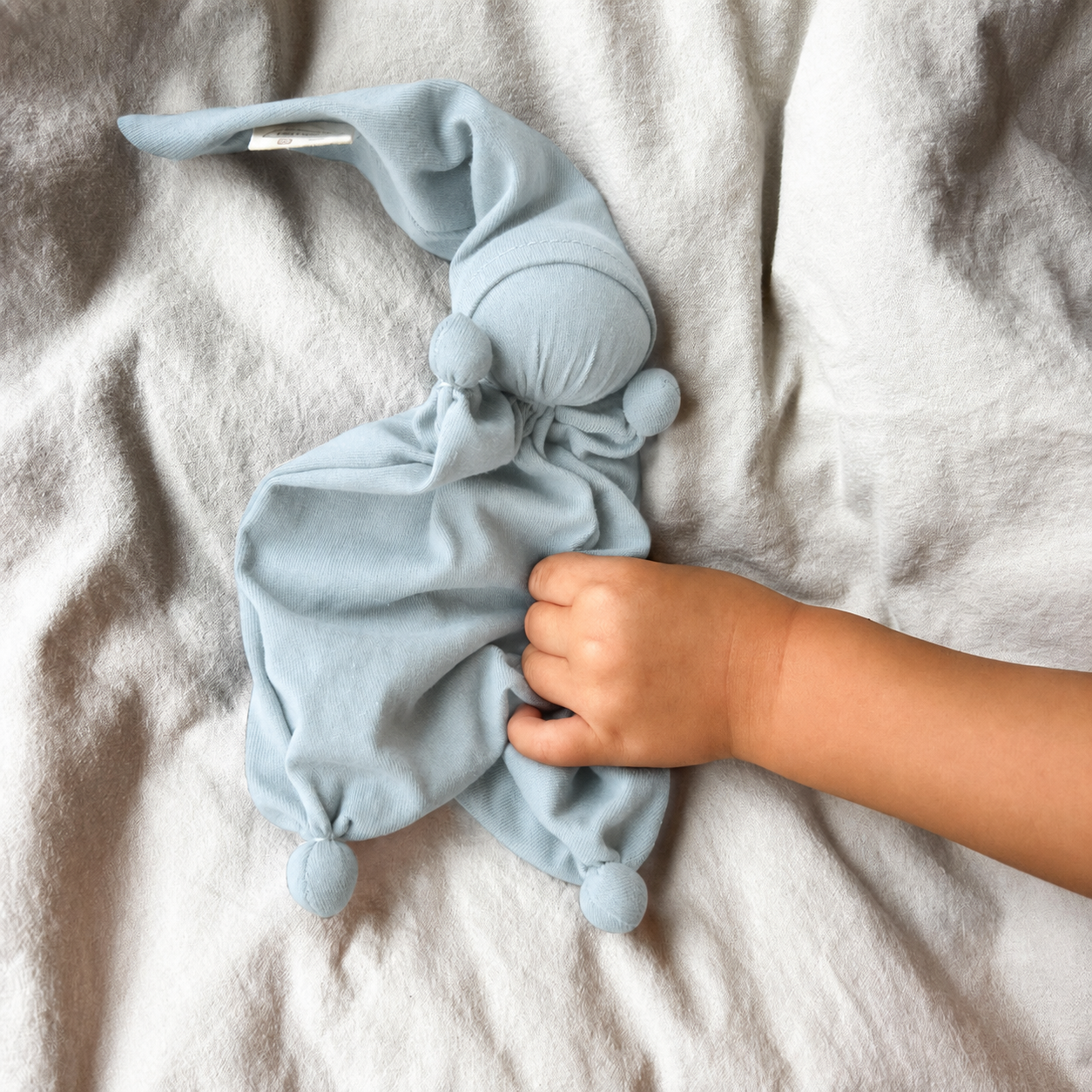 Dotje - 100% Cotton - Handmade - Light Blue