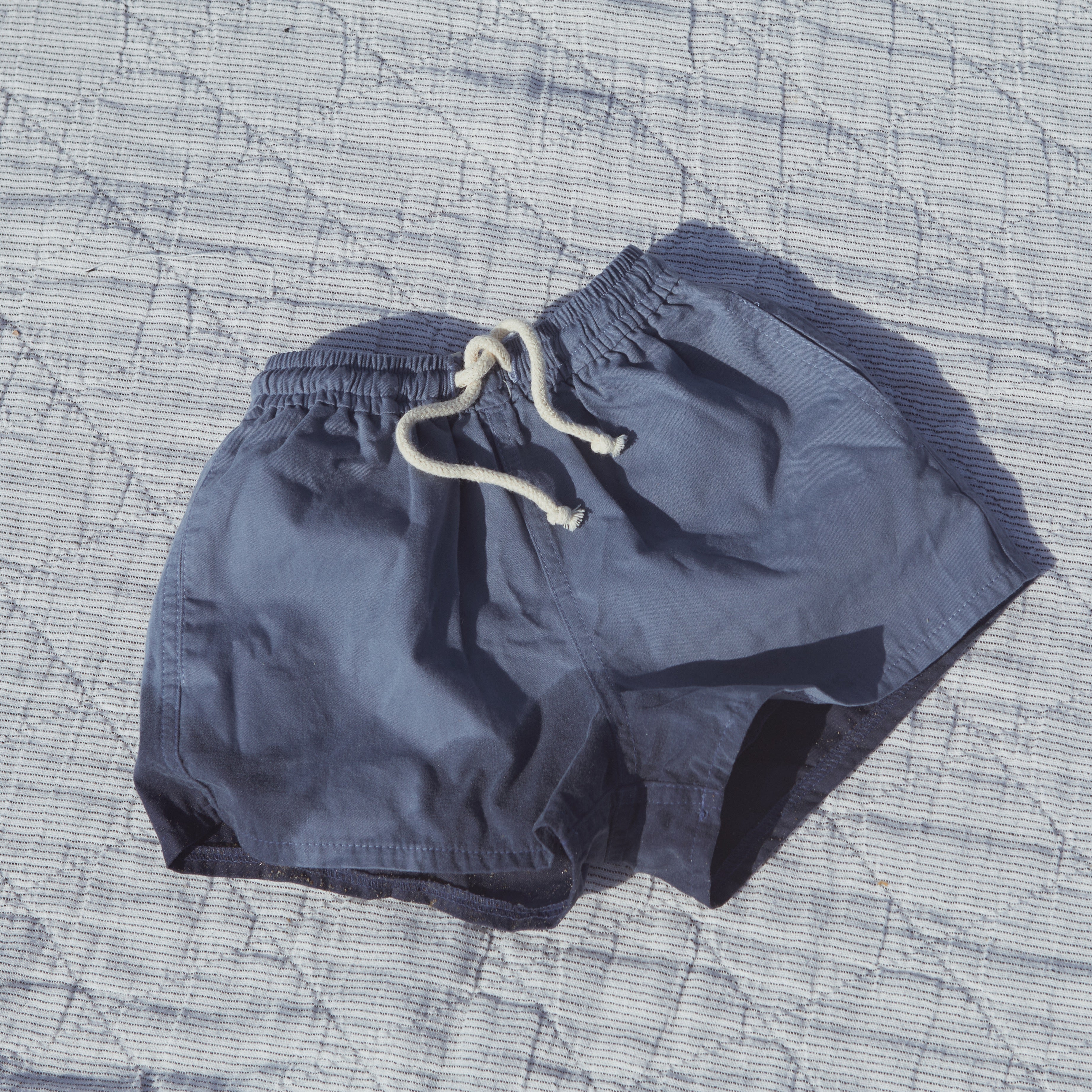 Marsou Swim shorts - Handmade from organic cotton Swimwear Ocean blue / 1/2y