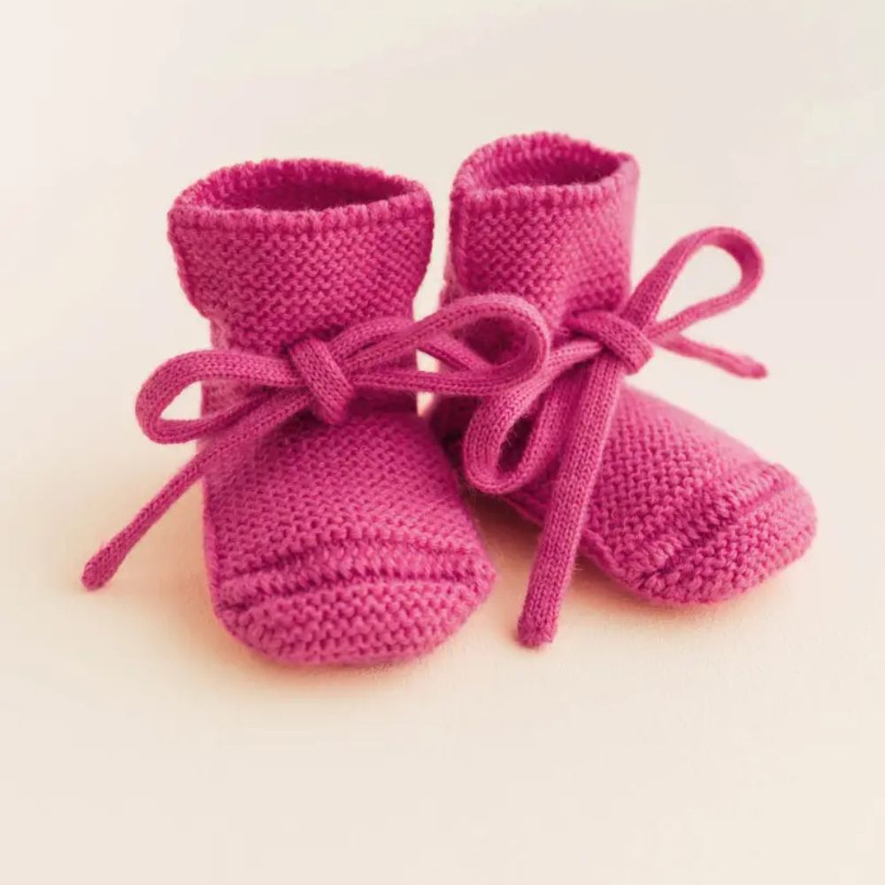 Hvid - Booties - 100% Merino wool