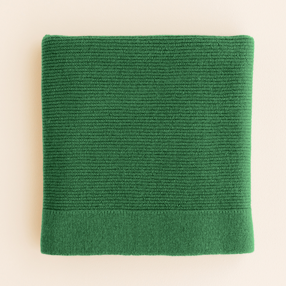 Hvid Gust deken - 100% Merino wol - Medium dik gebreid