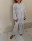 Wide pants - Organic cotton - Light grey