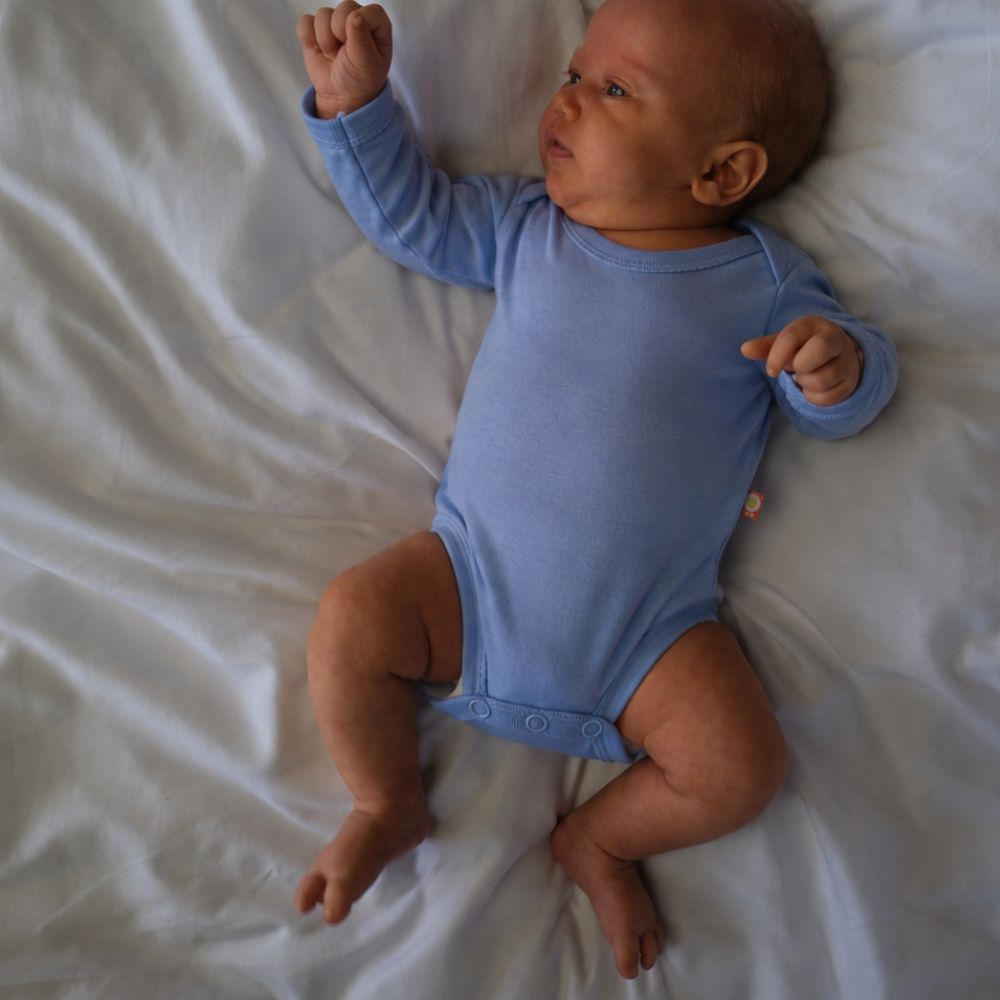 Body - Long Sleeve - Organic cotton - Dusty Blue