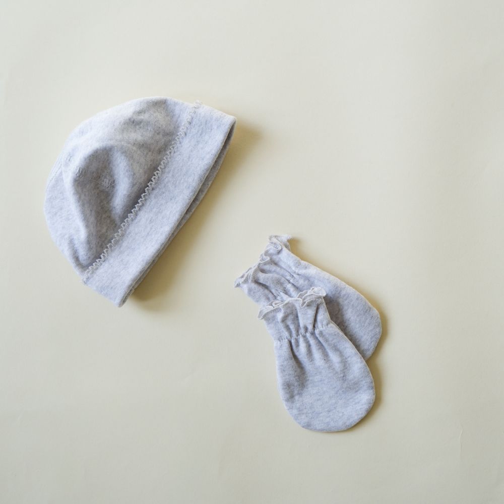 Bundle - Newborn -  100% Cotton - Light grey