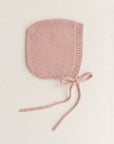Hvid - Baby Bonnet - 100% Merino wool
