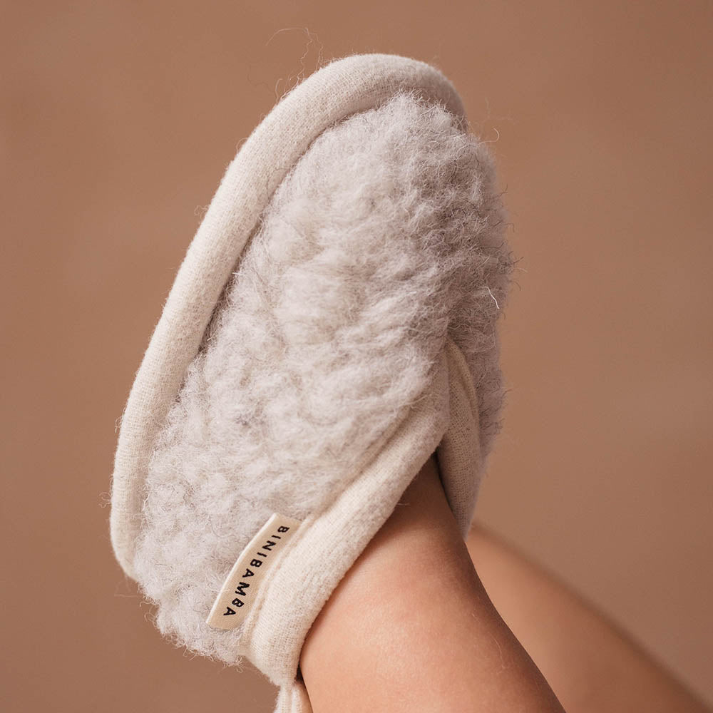 Binibamba Merino Baby Booties - Cloud Booties Newborn