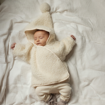 Binibamba Snuggle jacket - 100% Wool - Exclusively at Zoen Outerwear Small (0-6m)