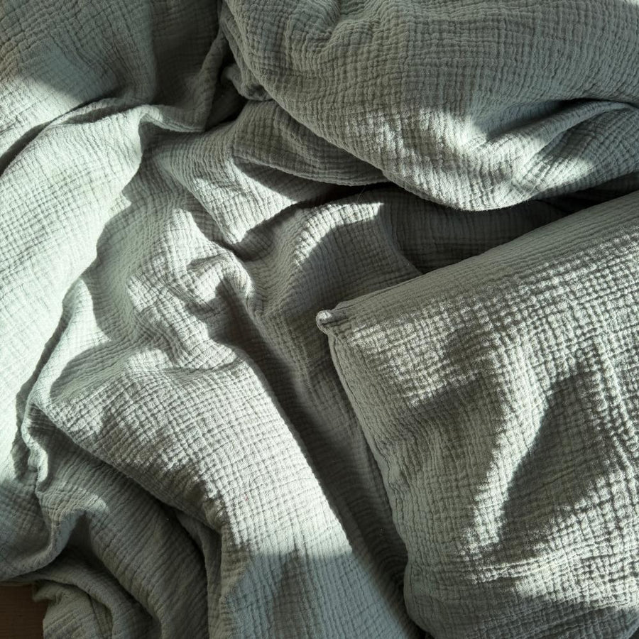 Tothemoon ☾ - Muslin junior bedding - Duvet cover & pillowcase - 100% Cotton - 140x100cm