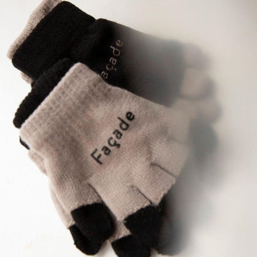 Handschoenen - Set van 2 - Zwart/Taupe