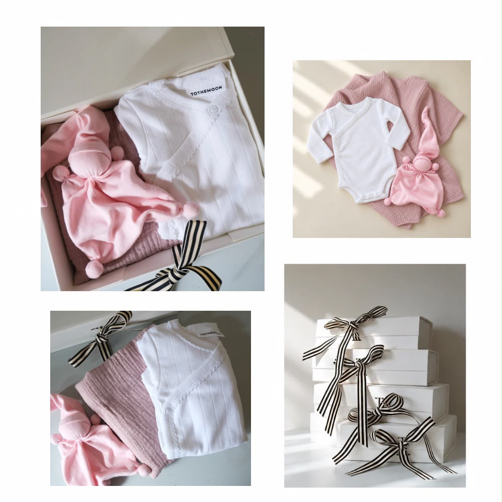 Zoen voor Gust - Giftbox - Newborn - Roze