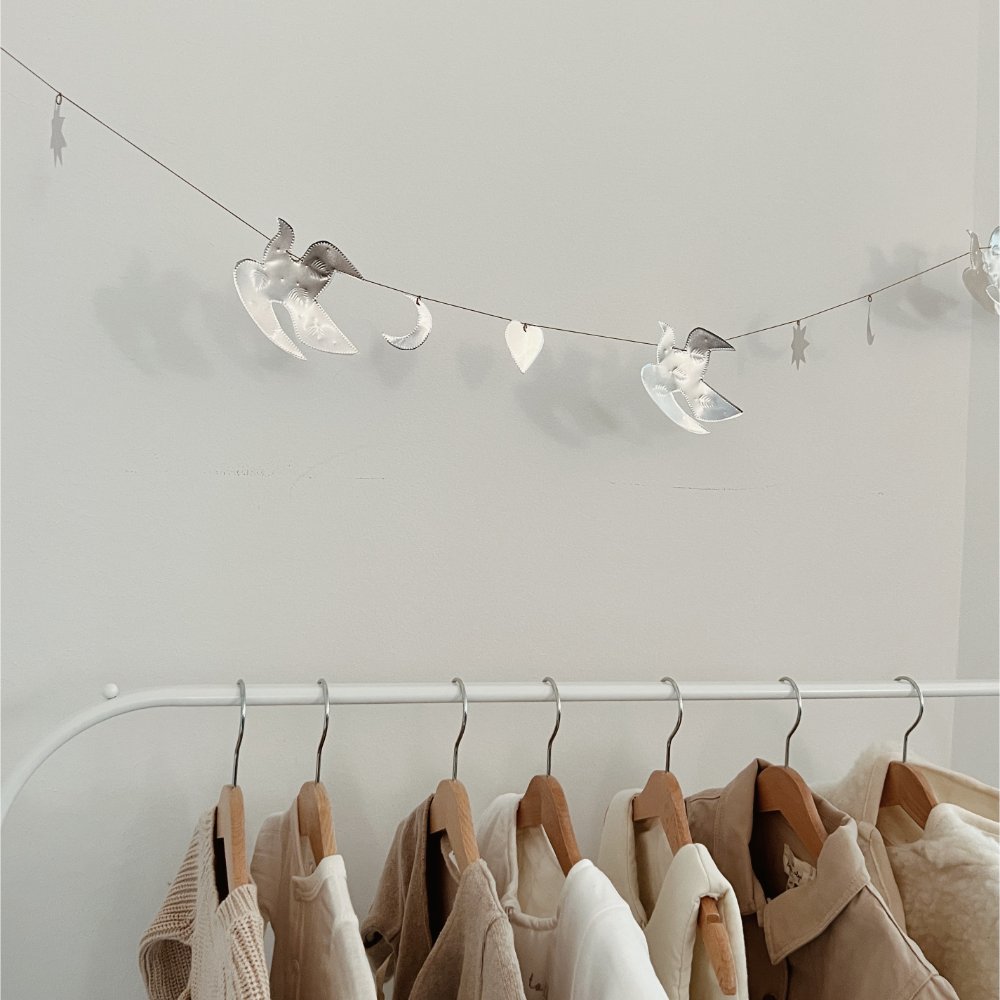 Mini Mei Mini Mei x Zoen voor Gust - Bird & moon garland - Handmade Decoration Default Title