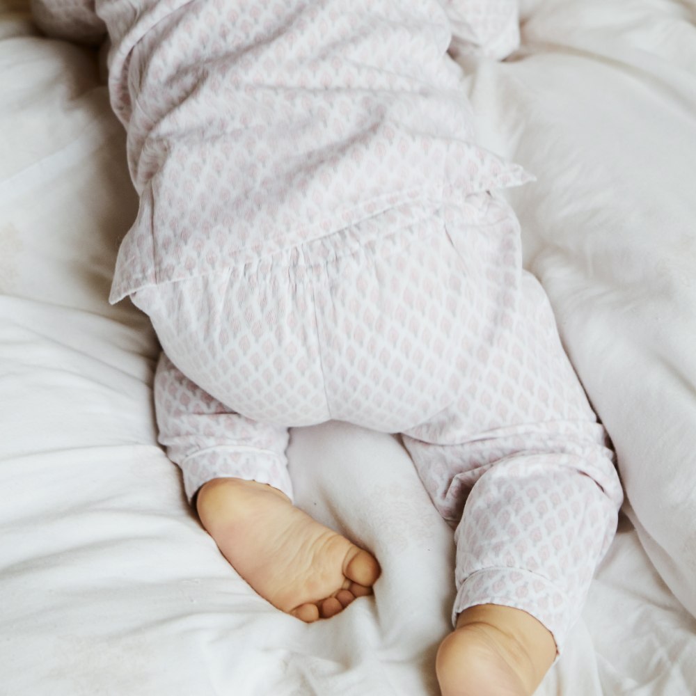 Khasto Pyjama set - Cotton Cashmere Pyjama Pink candle / 1-2y