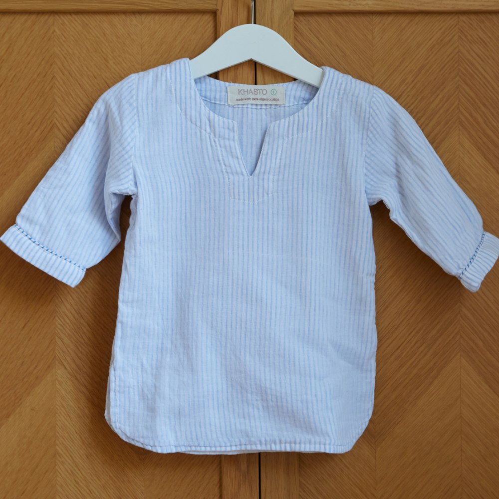 Khasto Pyjama set - Cotton Cashmere Pyjama White / 1-2y