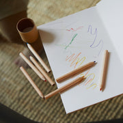 Mini wooden pencils - Set of 12 - With carton case