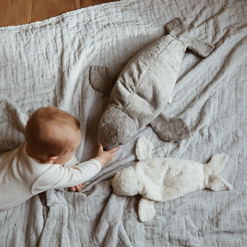 Senger Naturwelt Cuddly Animal Seal Large - Warming Pillow Soft Toys White