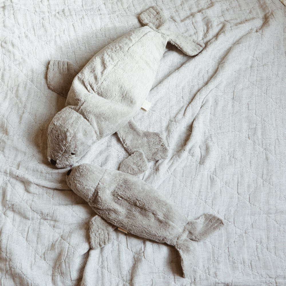 Senger Naturwelt Cuddly Animal Seal Large - Warming Pillow Soft Toys White