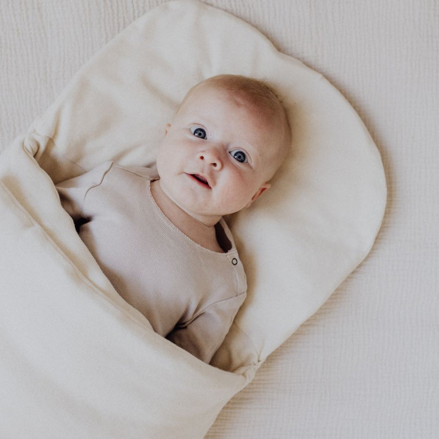 Wollen wrap deken - 100% Biologisch - Babynestje