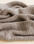 Hvid x Zoen voor Gust - Dora blanket - 100% Merino wool - Dik gebreid - Sesam