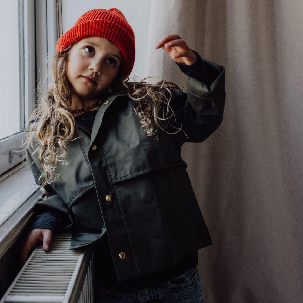 Fairechild Raincoat - 100% Recycled Rain Coats 1-2Y / Falce Indigo