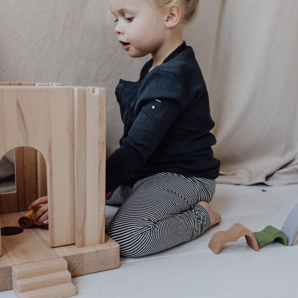 Speelkruk - Beukenhout - 8 Schuifdelen