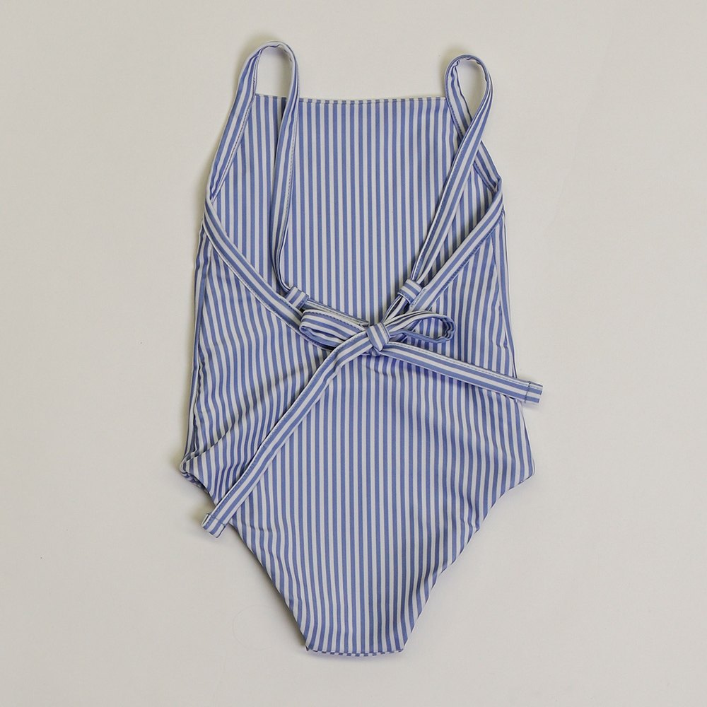 Ina Swimsuit - UPF 50+ protection - Sustainable Swimwear Berry Stripe / 1y