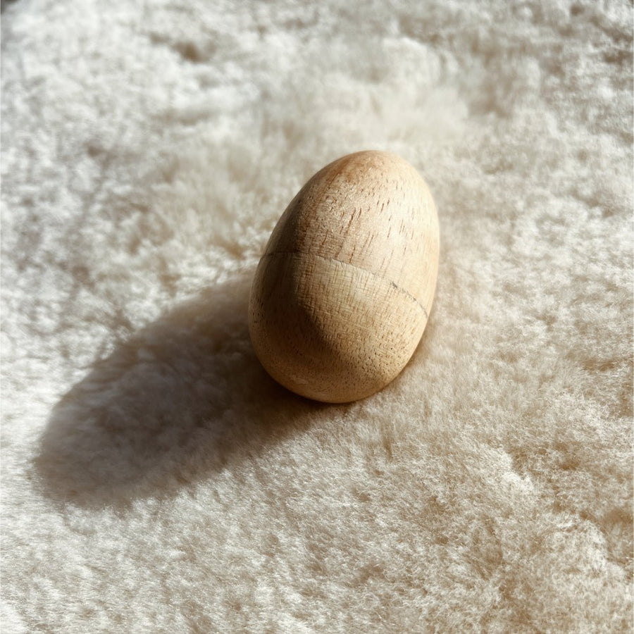 Egg Shaker - Beechwood