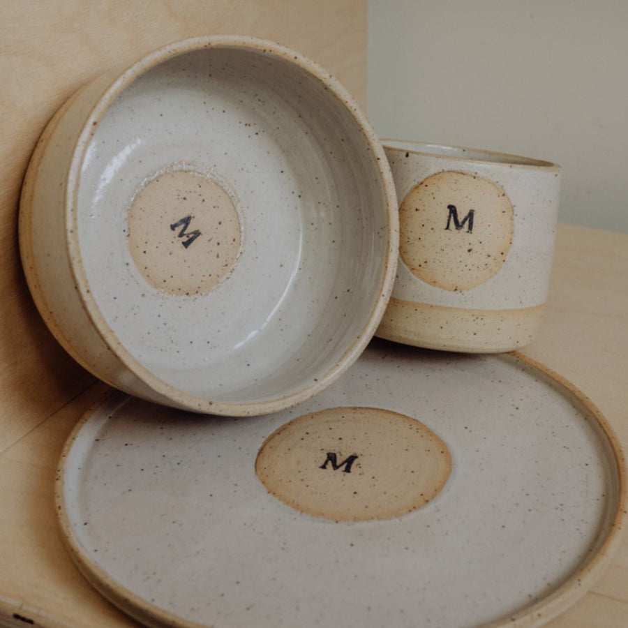 Tothemoon X FF Ceramics - Bord - Handgemaakt - Gepersonaliseerd
