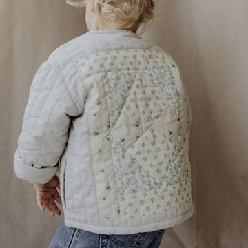 Quilted jacket - Organic cotton - Gray dawn