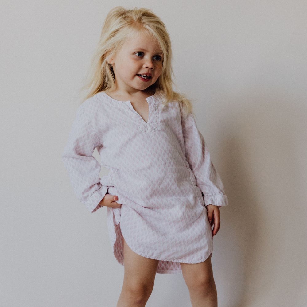 Khasto Pyjama set - Cotton Cashmere Pyjama White / 1-2y