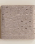 Hvid Bibi deken - 100% Merino wol - Medium dik gebreid