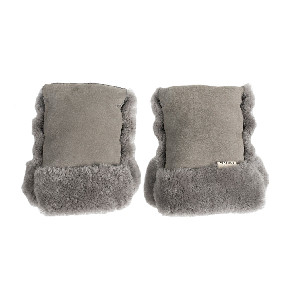 Binibamba Buggy mittens - 100% Merino Sheepskin Accessoires Elephant
