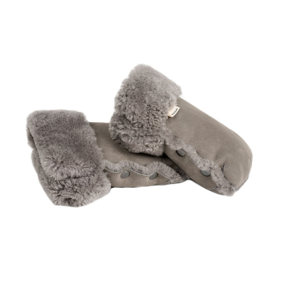 Buggy mittens - 100% Merino Sheepskin - Noir