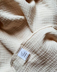 Muslin fitted sheet - Handmade in Holland