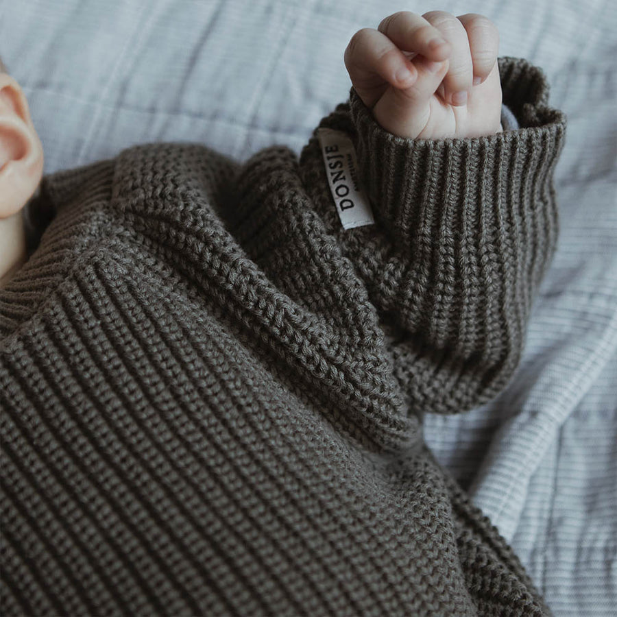 Knitted Baby Sweater - Handmade & Fairtrade