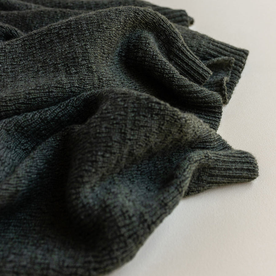 Dora blanket - 100% Merino wool - Thick knit