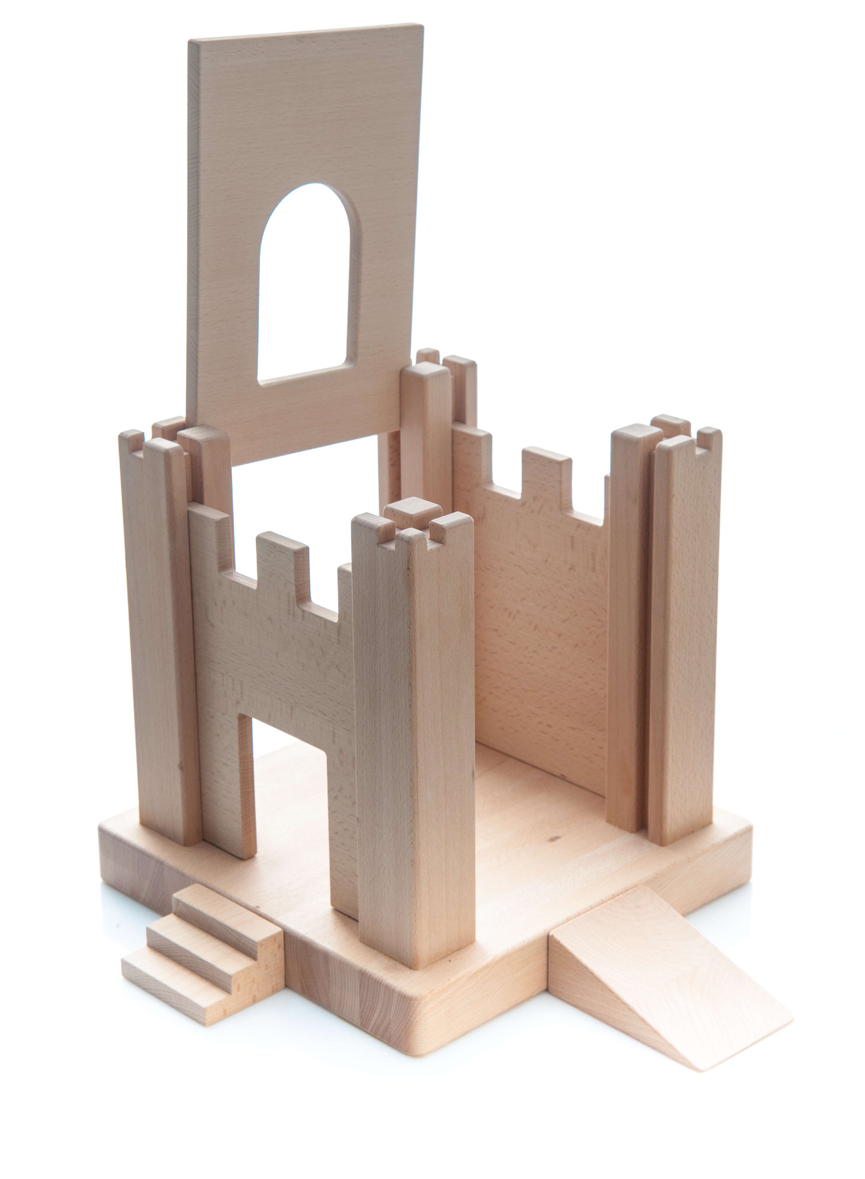 Speelkruk - Beukenhout - 8 Schuifdelen