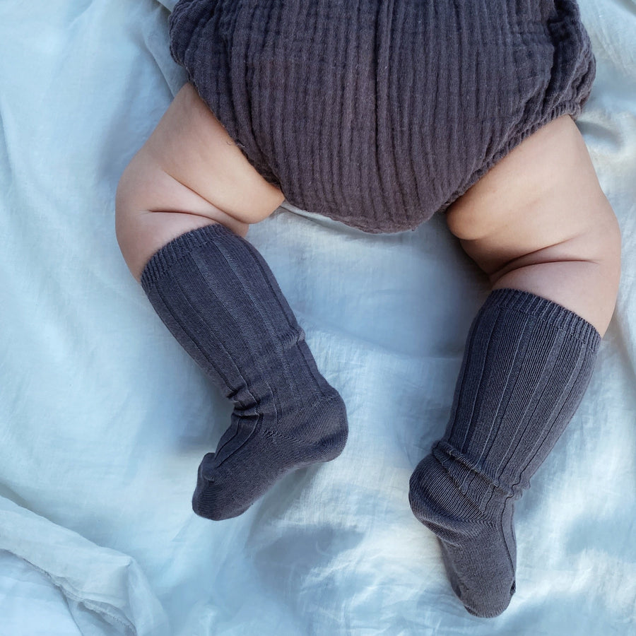 Condor - Ribbed kneesocks - kids socks - sokken - Zoenvoorgust.com