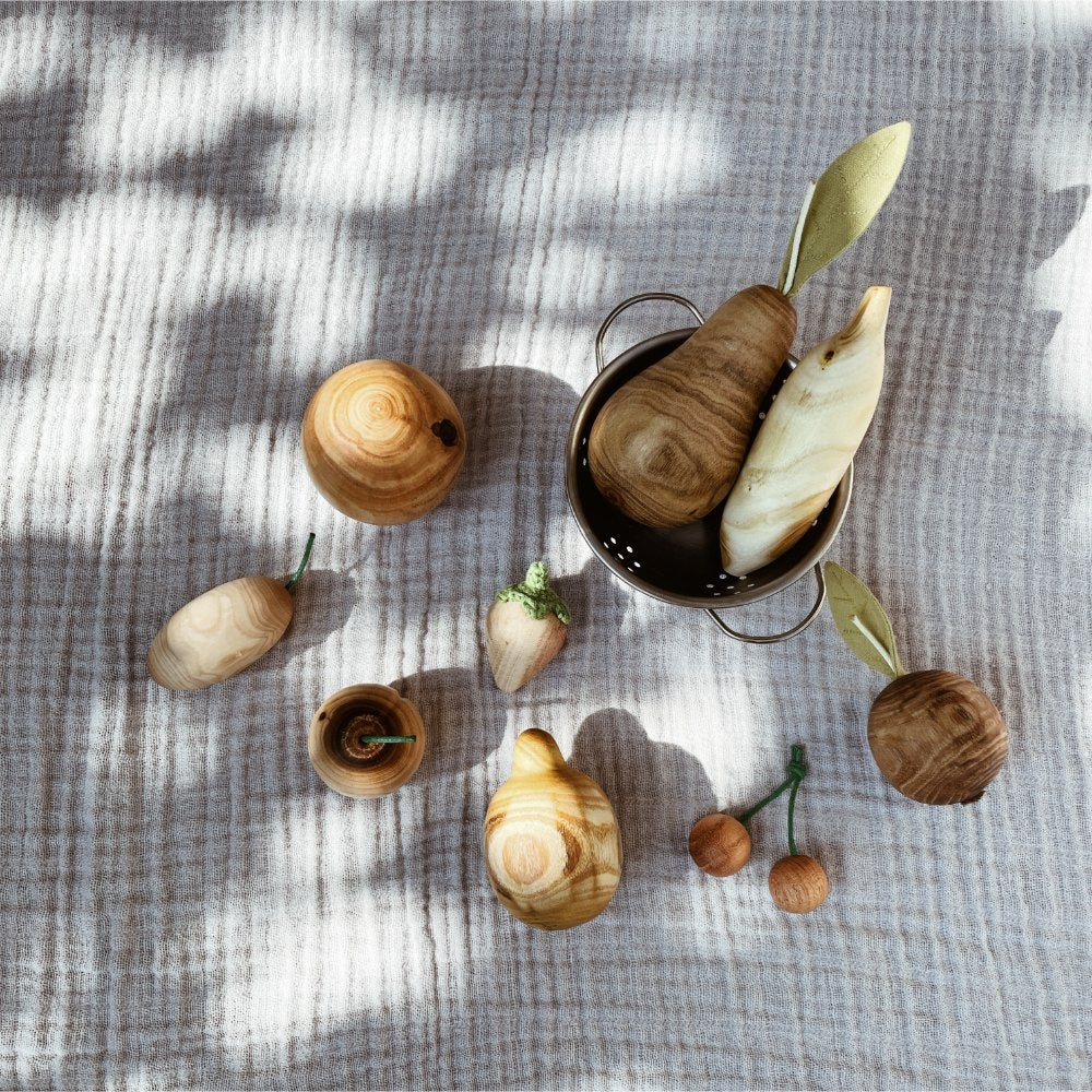 MamumaBird Wooden Fruit Play Set - Handmade Wooden Toys Default Title