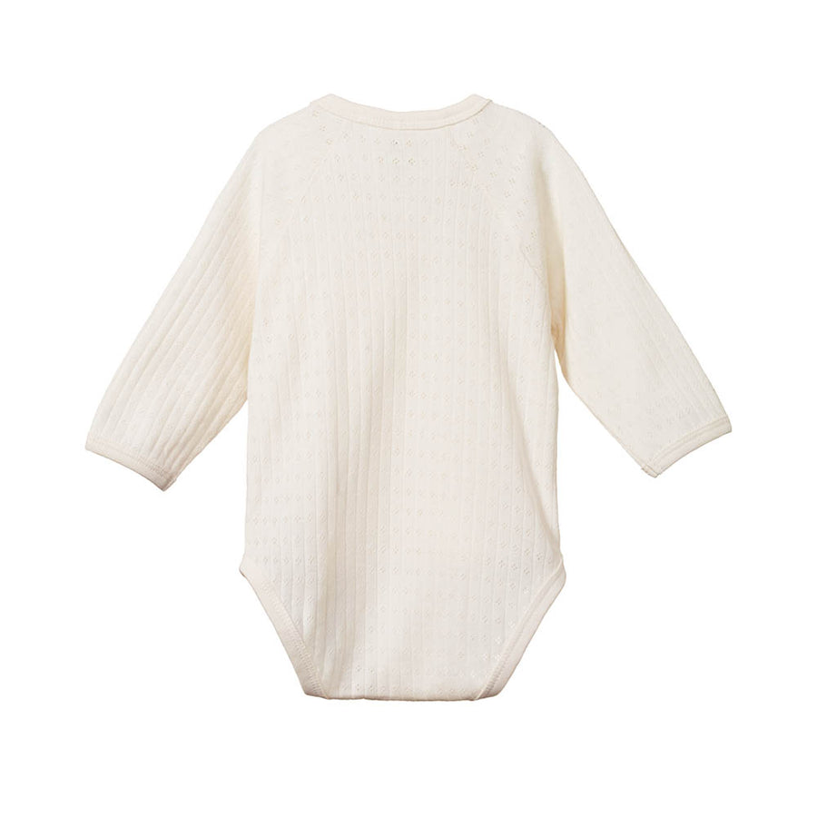 Kimono Body - Long Sleeve - Pointelle - Organic cotton