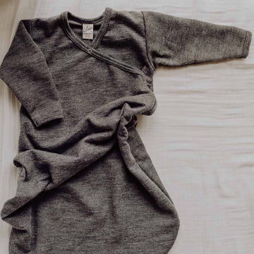Sleeping Bag - wool & Silk - Grey Melange