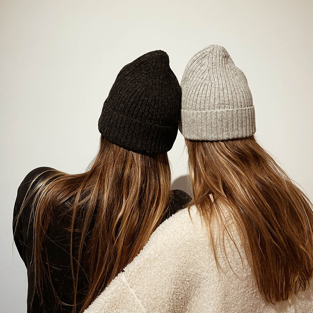 Tothemoon ☾ Beanie - 100% wool - Handmade in Portugal - For you & Mini Outerwear Beige / Baby (0-1 Years)