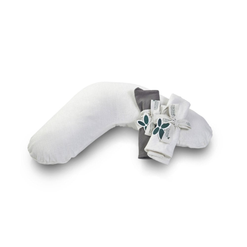 Cocoon Company Nursing pillow cover - 100% Organic cotton Soft beige