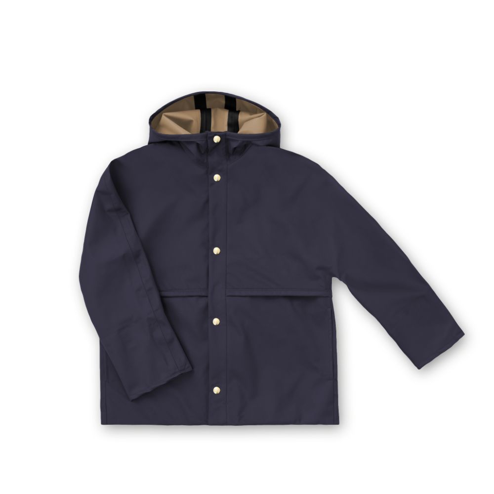 Fairechild Raincoat - 100% Recycled Rain Coats 1-2Y / Falce Indigo