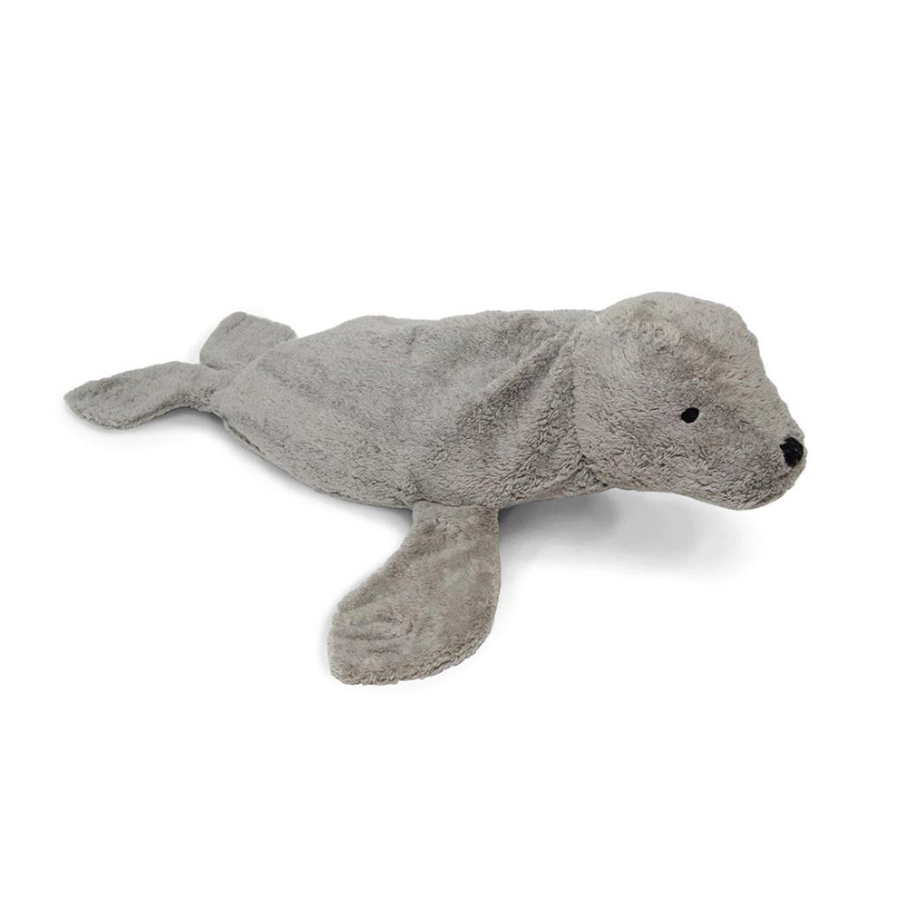 Senger Naturwelt Cuddly Animal Seal Large - Warming Pillow Soft Toys Grey (Vegan)