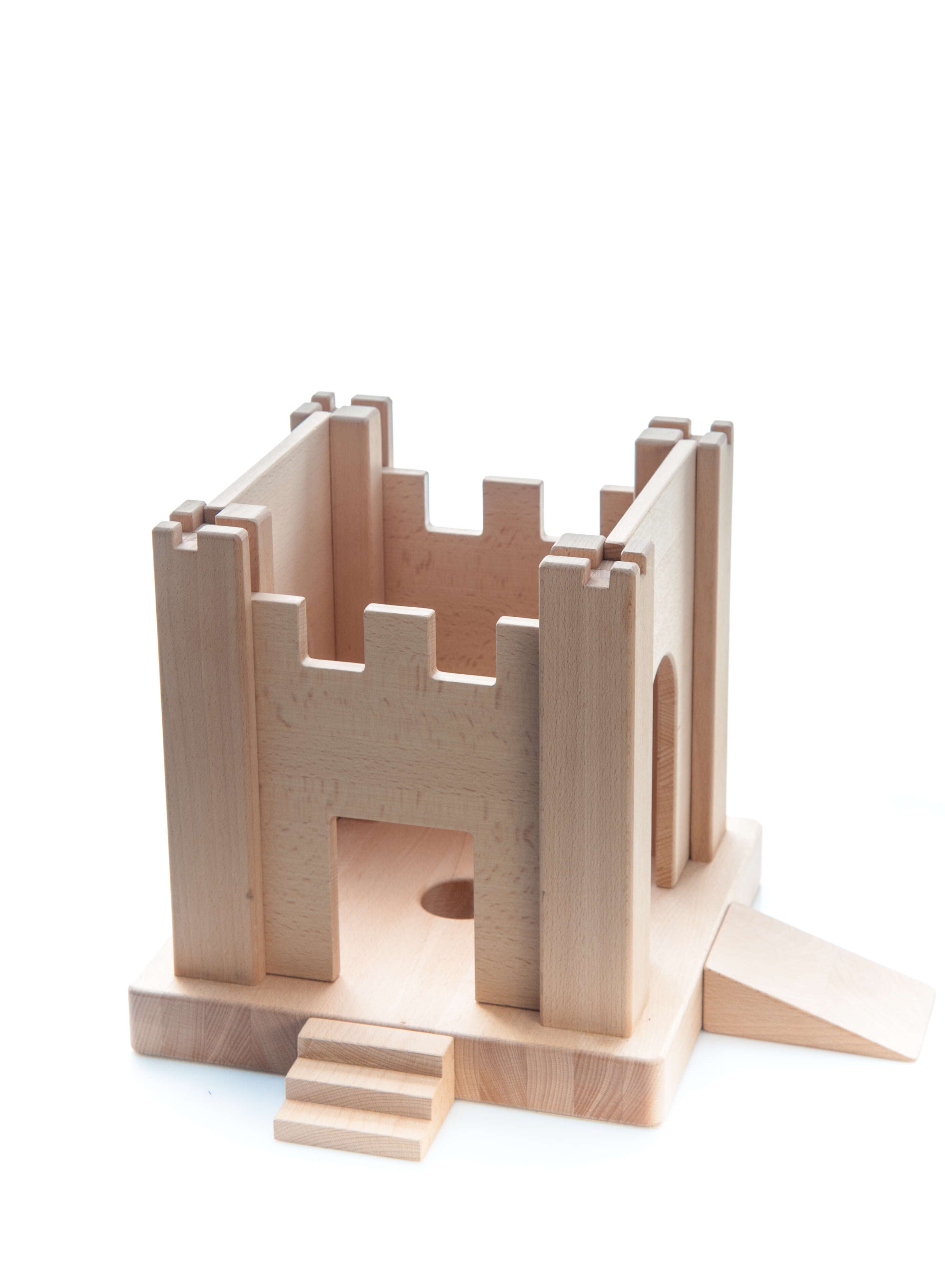 Speelkruk - Beukenhout - 8 Schuifdelen