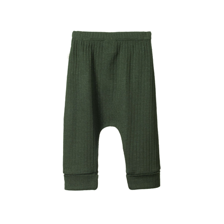 Baby Pants - Pointelle - Organic wool - More colors