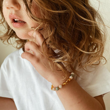 Amber bracelet & anklet - Baby & kids - 14 cm