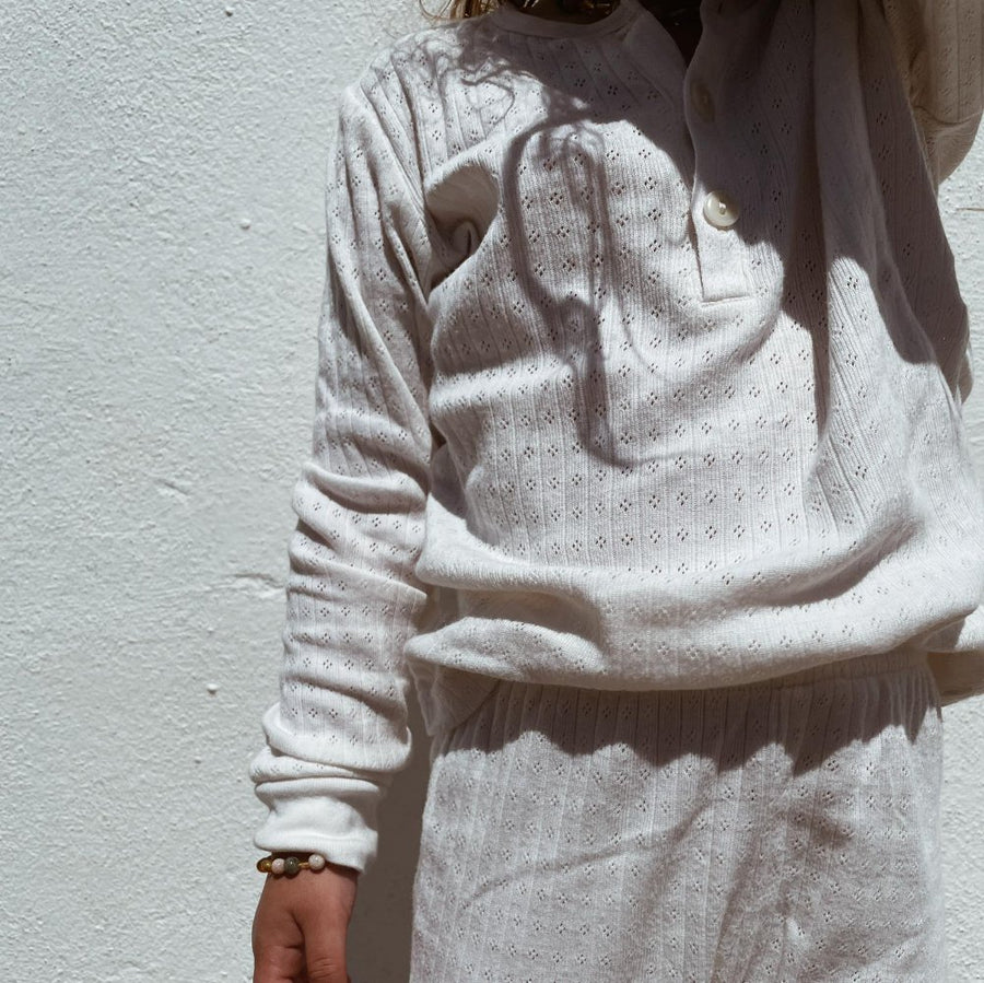 Pyjama Set - Pointelle - Organic cotton