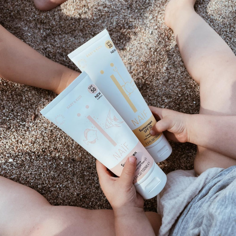 Protecting sunscreen SPF 30 + SPF 50 - Natural ingredients