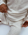 Pyjama Suit - Pointelle - Organic cotton